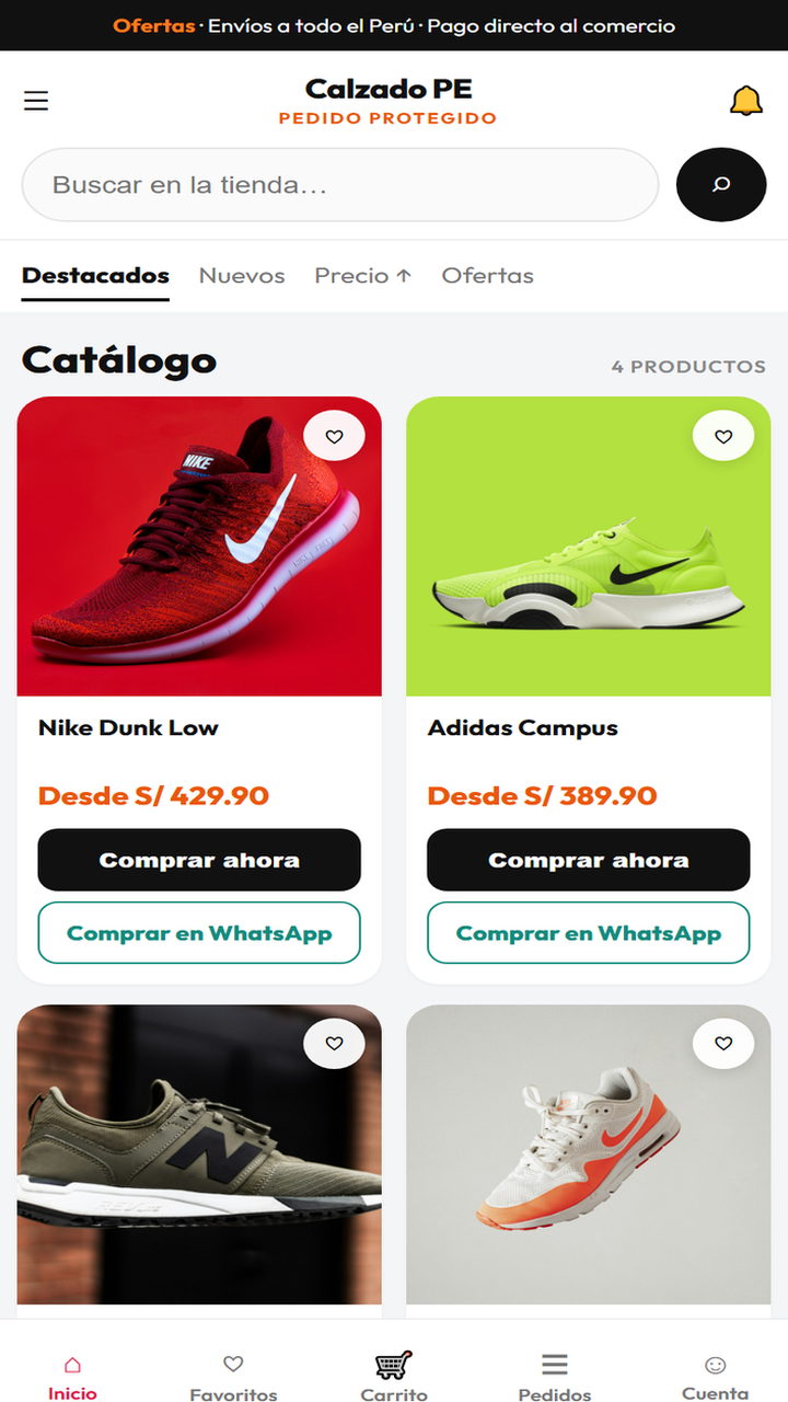 Calzado PE